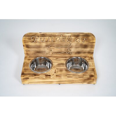 Hundebar S 2x700mL Futterhöhe 8,5cm