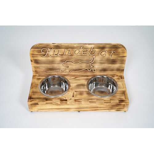 Hundebar S 2x700mL Futterhöhe 8,5cm
