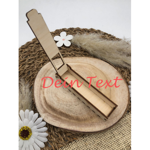 DU...| gravierte Schokoriegel Holzbox incl. Duplo | kleines Mitbringsel | Geschenk Box | mit deinem Text