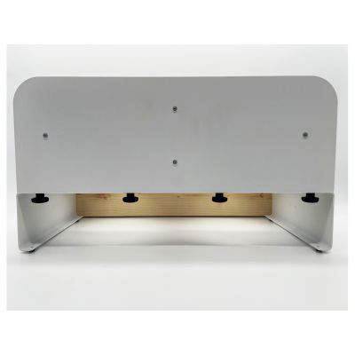 Hundebar Steel-Series M Futterhöhe 10,5cm 2x 1600mL Weiß
